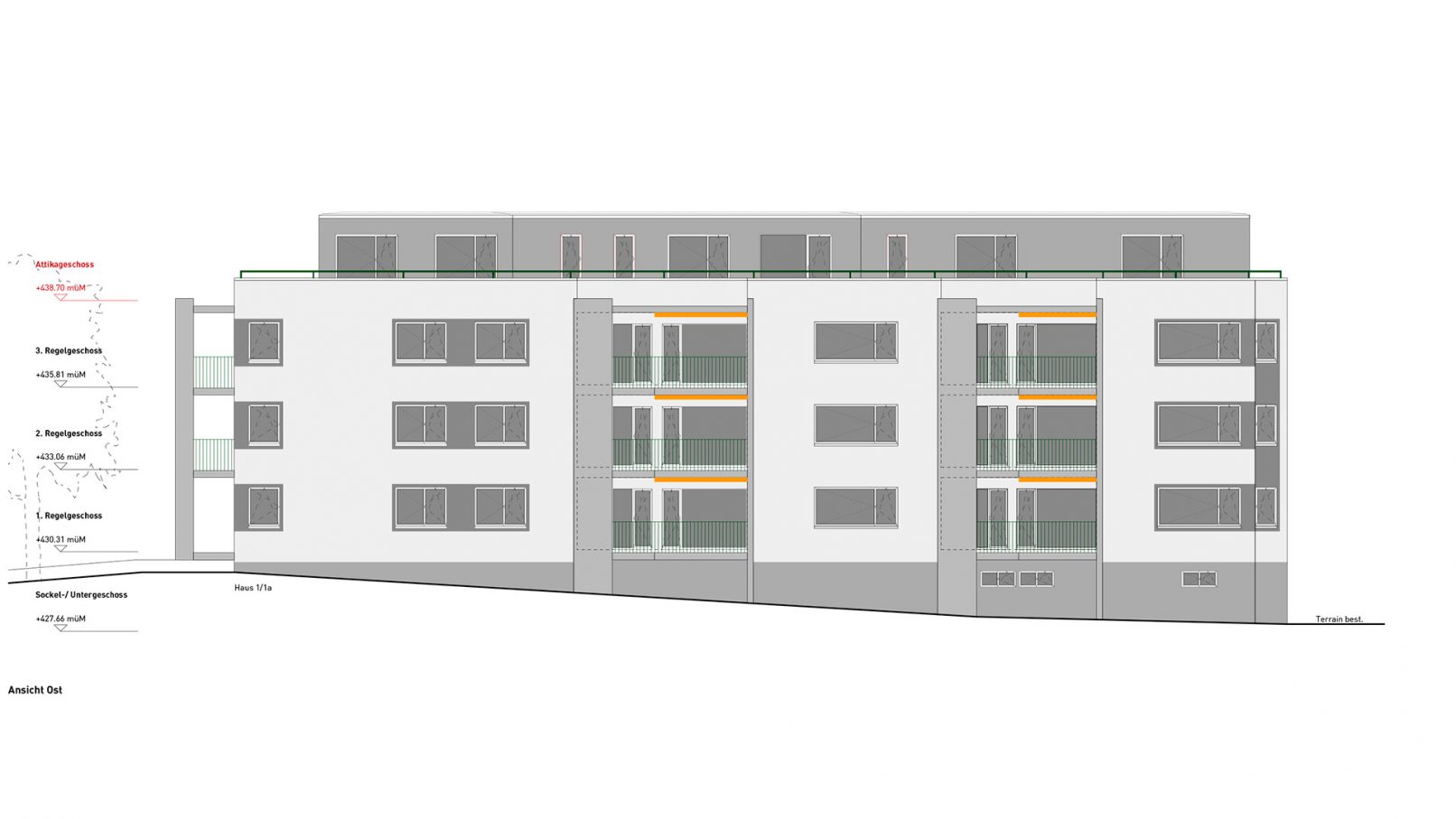 Kostenschätzung und Begleitung TU-Submission bei Neubau Mehrfamilienhäuser in Goldach