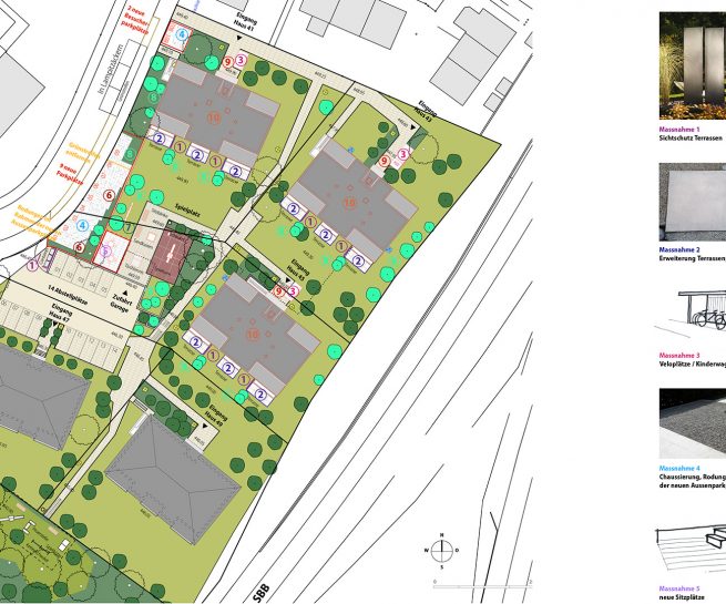 Kostenstätzung Sanierung Mehrfamilienhäuser in Dietlikon
