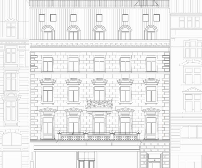 Zürich, Bahnhofstrasse, Umbau Wohn- und Geschäftshaus